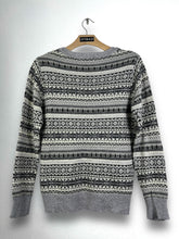 Load image into Gallery viewer, Azul by Moussy Geometric Knit Sweater (S) GTMPT923
