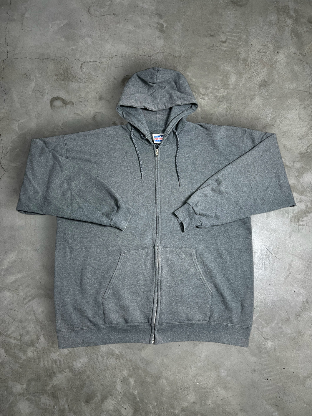 Vintage Hanes Ultimate Cotton Blank Zipped Hoodie (XL) JKA167