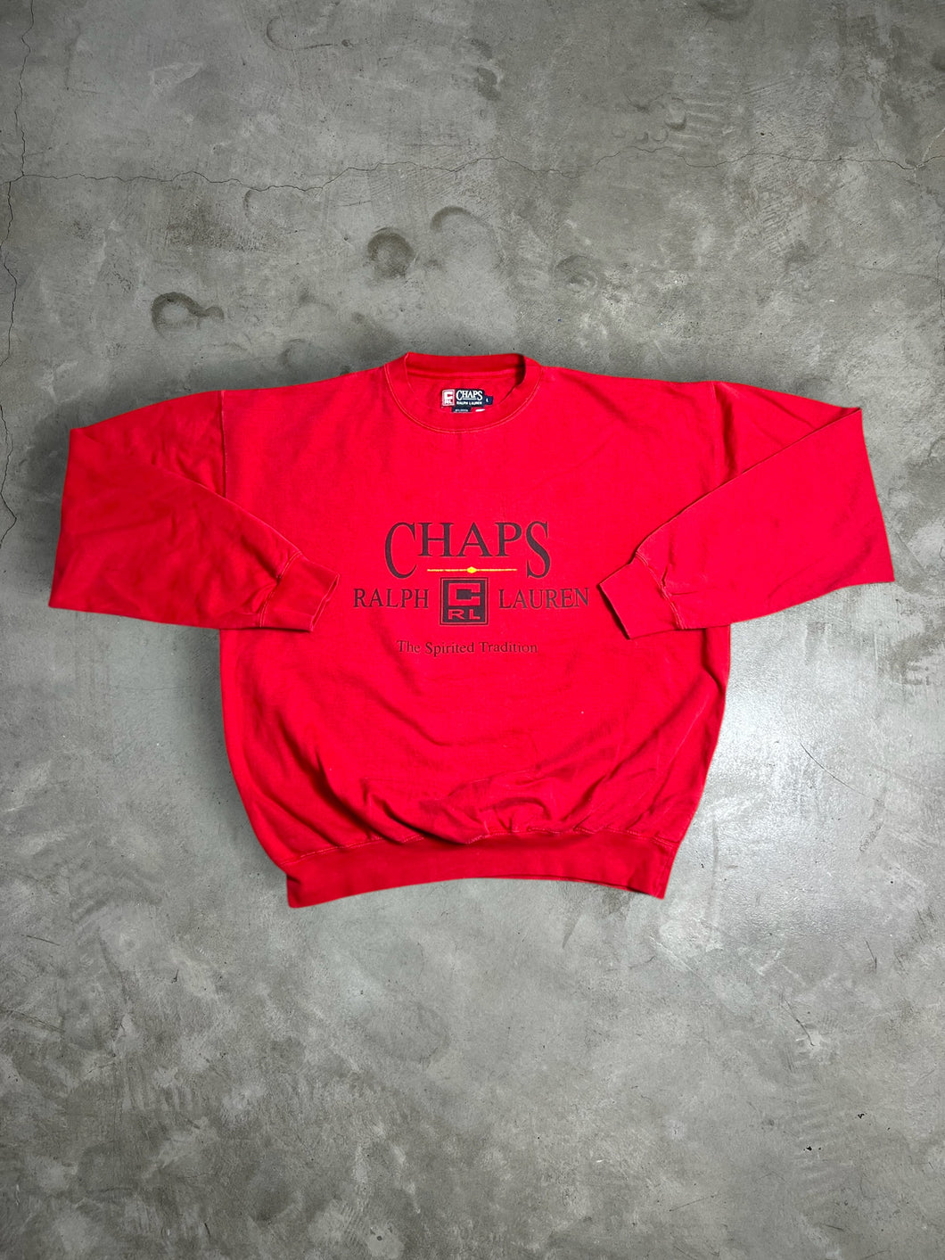Vintage Chaps Ralph Lauren Logo Sweatshirt (L) JKA161