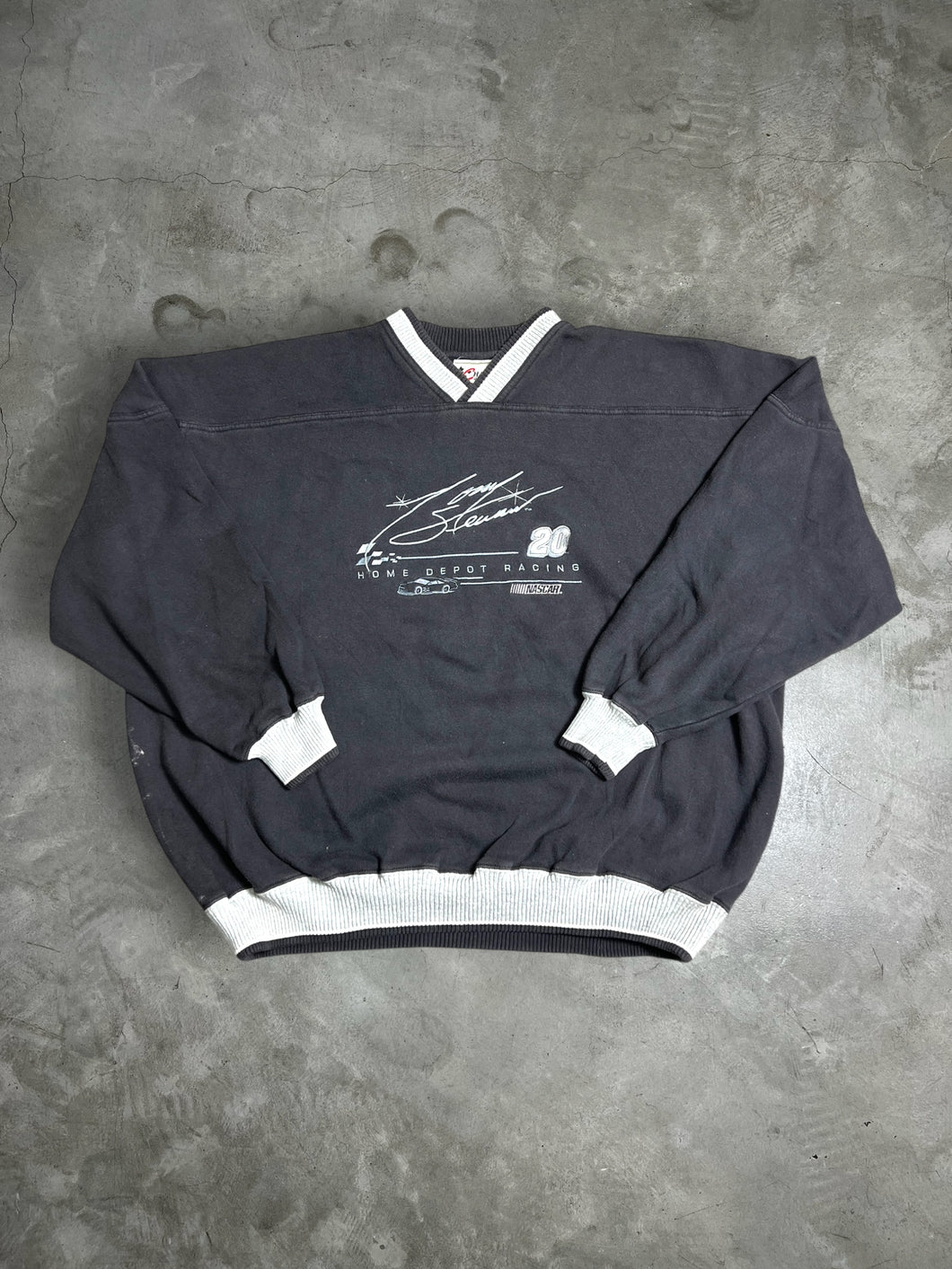 Vintage NASCAR Tony Stewart Embroidery Sweatshirt (XXL) JKA155