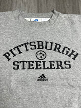 Load image into Gallery viewer, Vintage ADIDAS NFL Pittsburgh Steelers Sweatshirt (XL) JKA154

