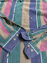 Load image into Gallery viewer, Vintage Arrow Striped Button Up Shirt (L) JKA152
