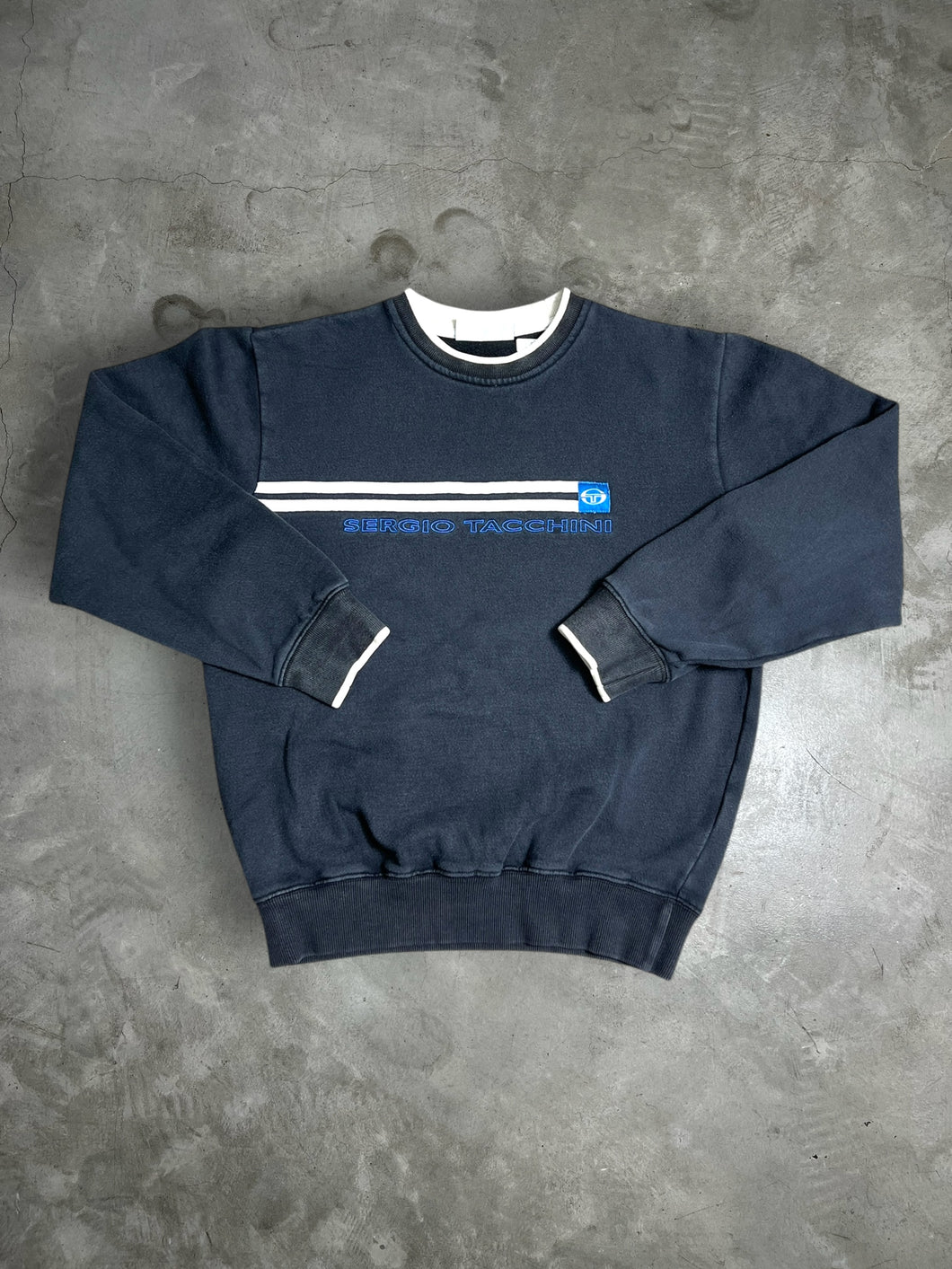 Vintage Sergio Tacchini Embroidery Logo Sweatshirt (S) JKA136