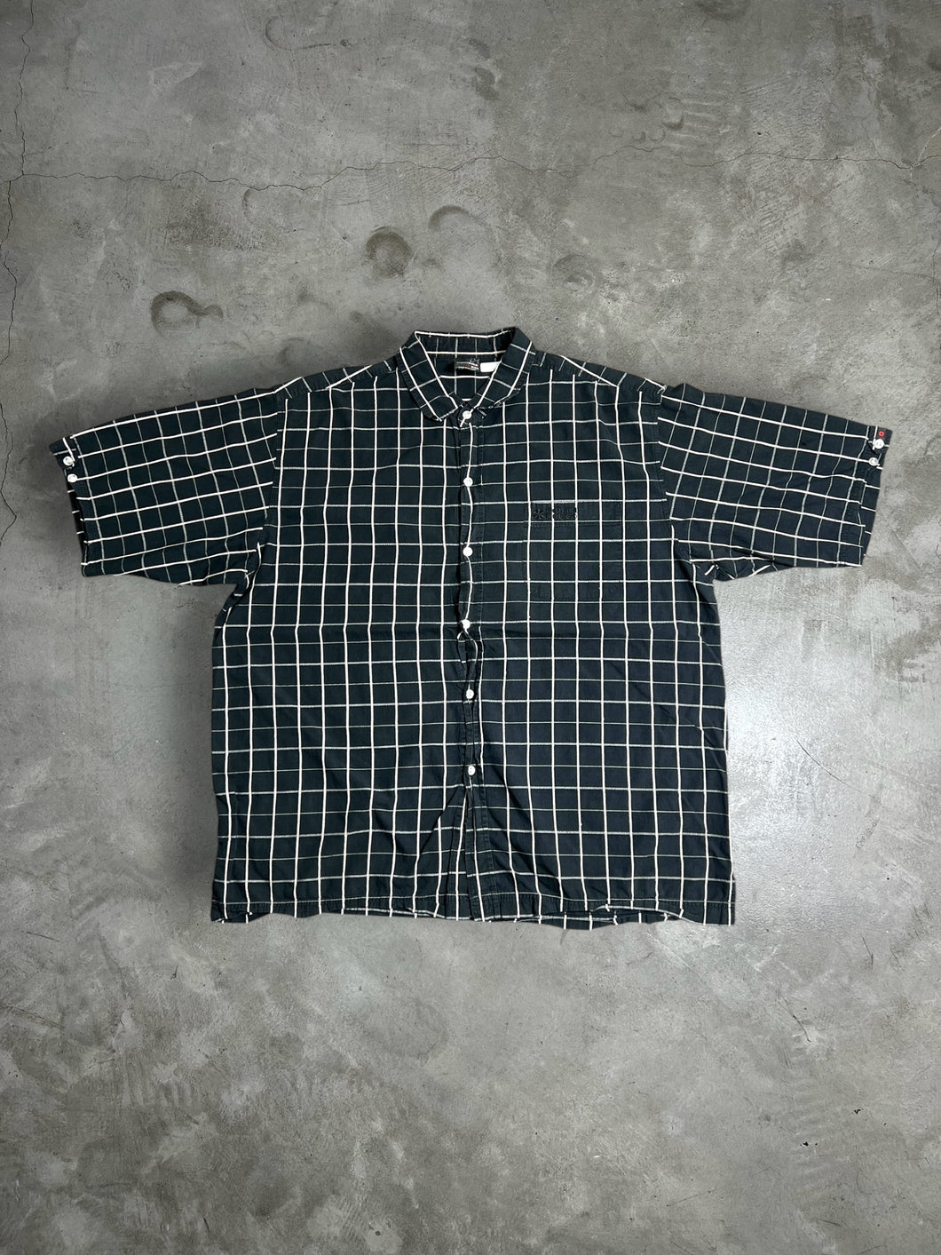 Y2K South Pole Streetwear Plaid Button Up Shirt (XXL) JKA130