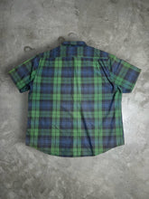 Load image into Gallery viewer, HUF Tartan Plaid Embroidery Button Up Shirt (XXL) JKA129

