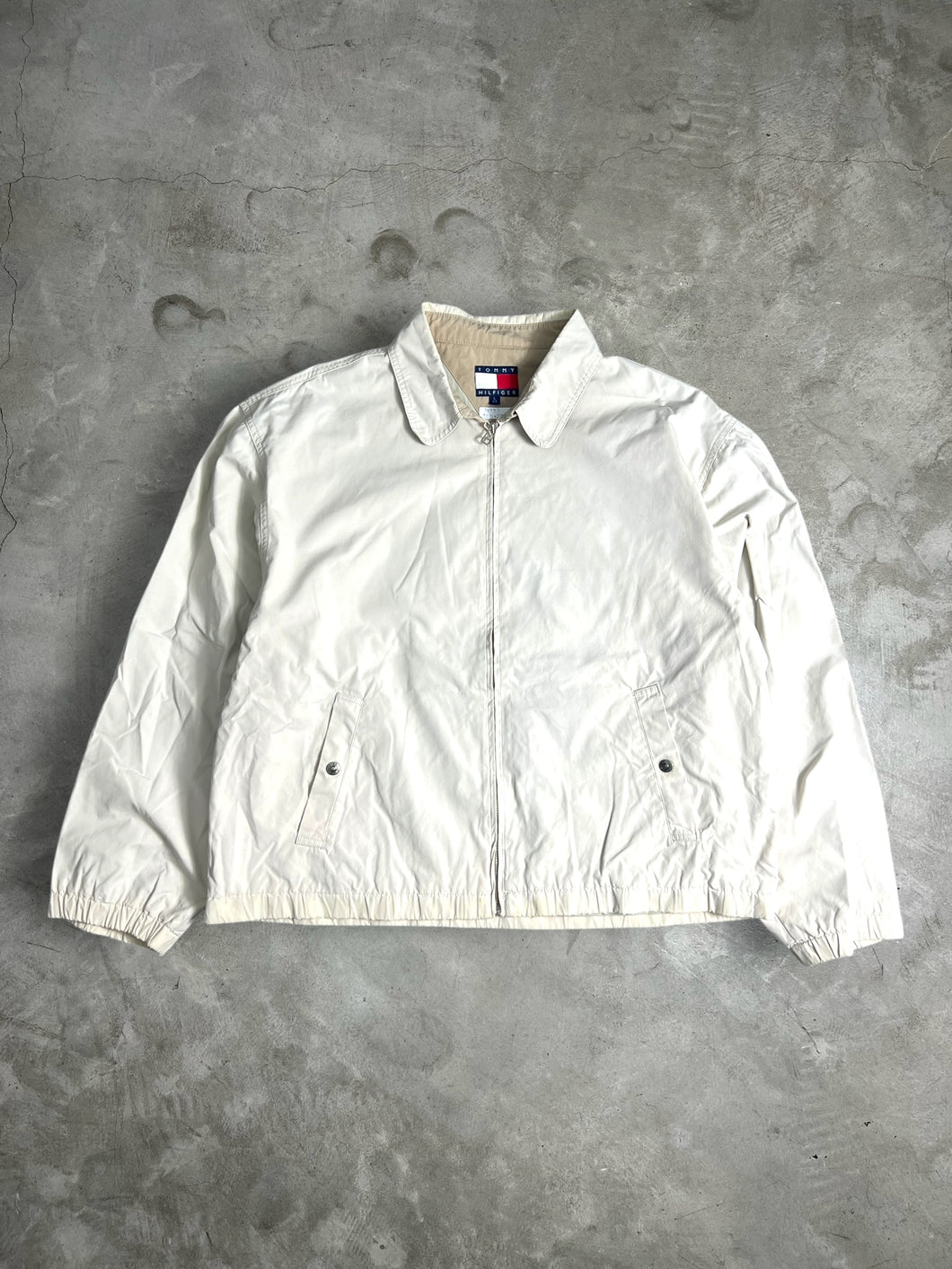 Vintage Tommy Hilfiger Lined Harrington Jacket (L) JK973