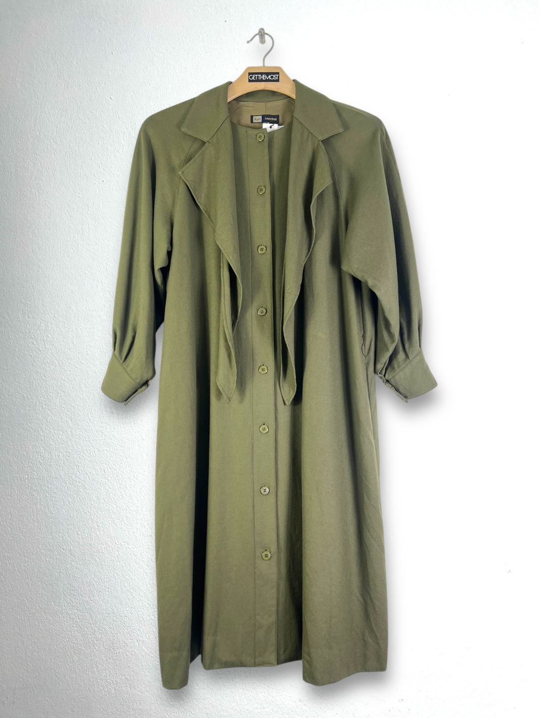 Vintage Karl Lagerfeld Lined Shirt Dress (9) GTMP213