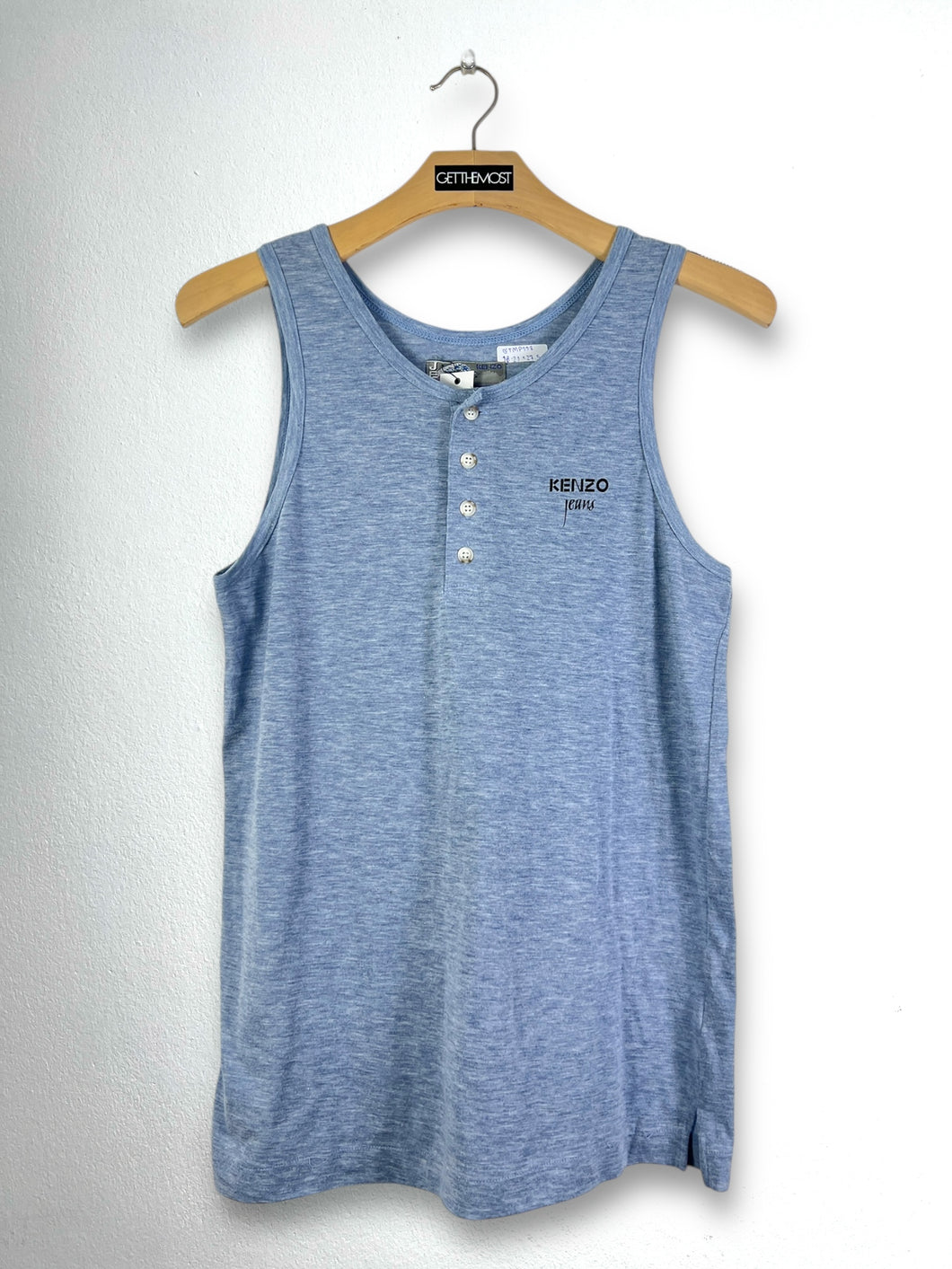 KENZO Jeans Button Down Tank Top GTMP198