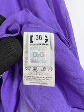 Load image into Gallery viewer, Dolce &amp; Gabbana Tie-Neck Silk Chiffon Shirt (36) GTMP195
