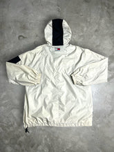 Load image into Gallery viewer, Vintage Tommy Jeans Spell Out Windbreaker Jacket (L) JKA198
