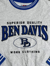 Load image into Gallery viewer, Ben Davis Embroidery Spell Out Sweatshirt (L) JKA190

