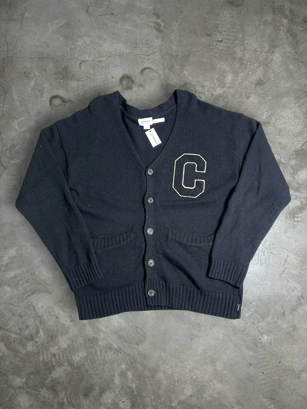 COVERNAT C Logo Knit Cardigan (S) JKA188