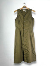 Load image into Gallery viewer, Y&#39;s bis Yohji Yamamoto Olive Sleeveless Dress GTMP219
