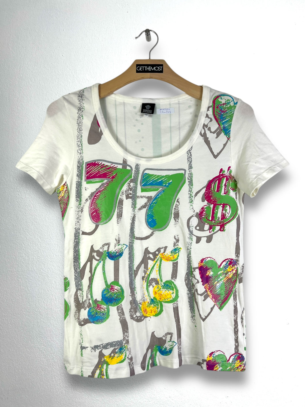 VERSACE Jeans Couture Graphic Printed Tee (L) GTMP226