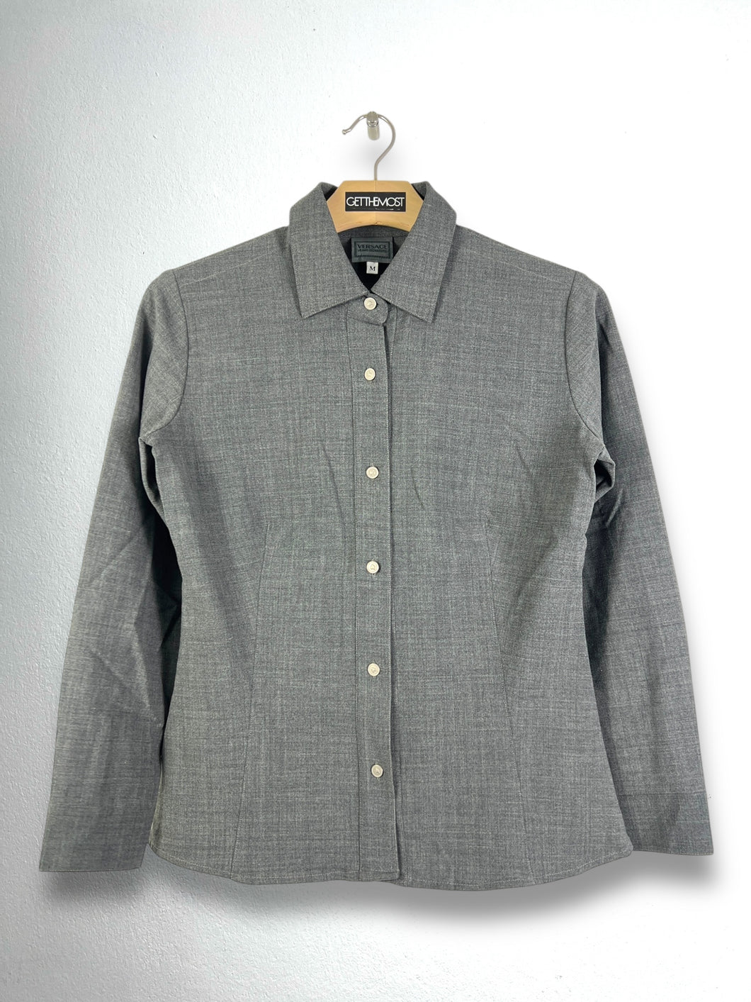 VERSACE Jeans Signature Button-Up Shirt (M) GTMP224
