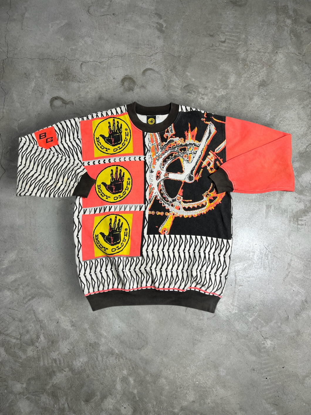 Vintage 90s Body Glove OVP Graphic Sweatshirt (S) JKA221