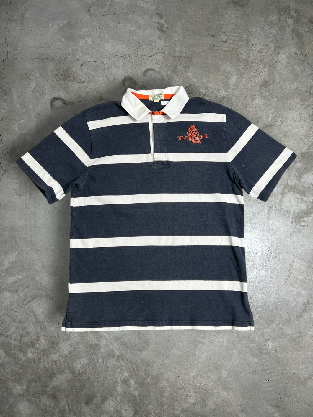 Polo Jeans Co. Ralph Lauren Striped Polo (L) JKA220
