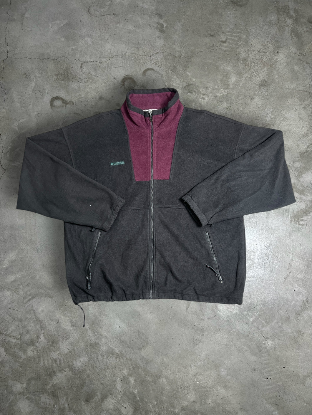 Vintage Columbia Fleece Zip Up Sweatshirt (XL) JKA214