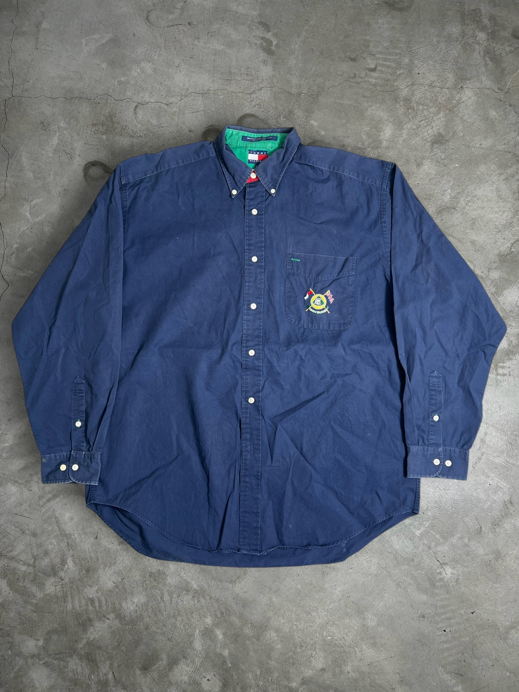 Vintage Tommy Hilfiger Button Up L/S Shirt (L) JK978