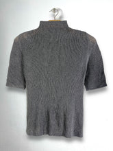 Load image into Gallery viewer, Pleats Please ISSEY MIYAKE Heather Gray Blouse (3) GTMP240
