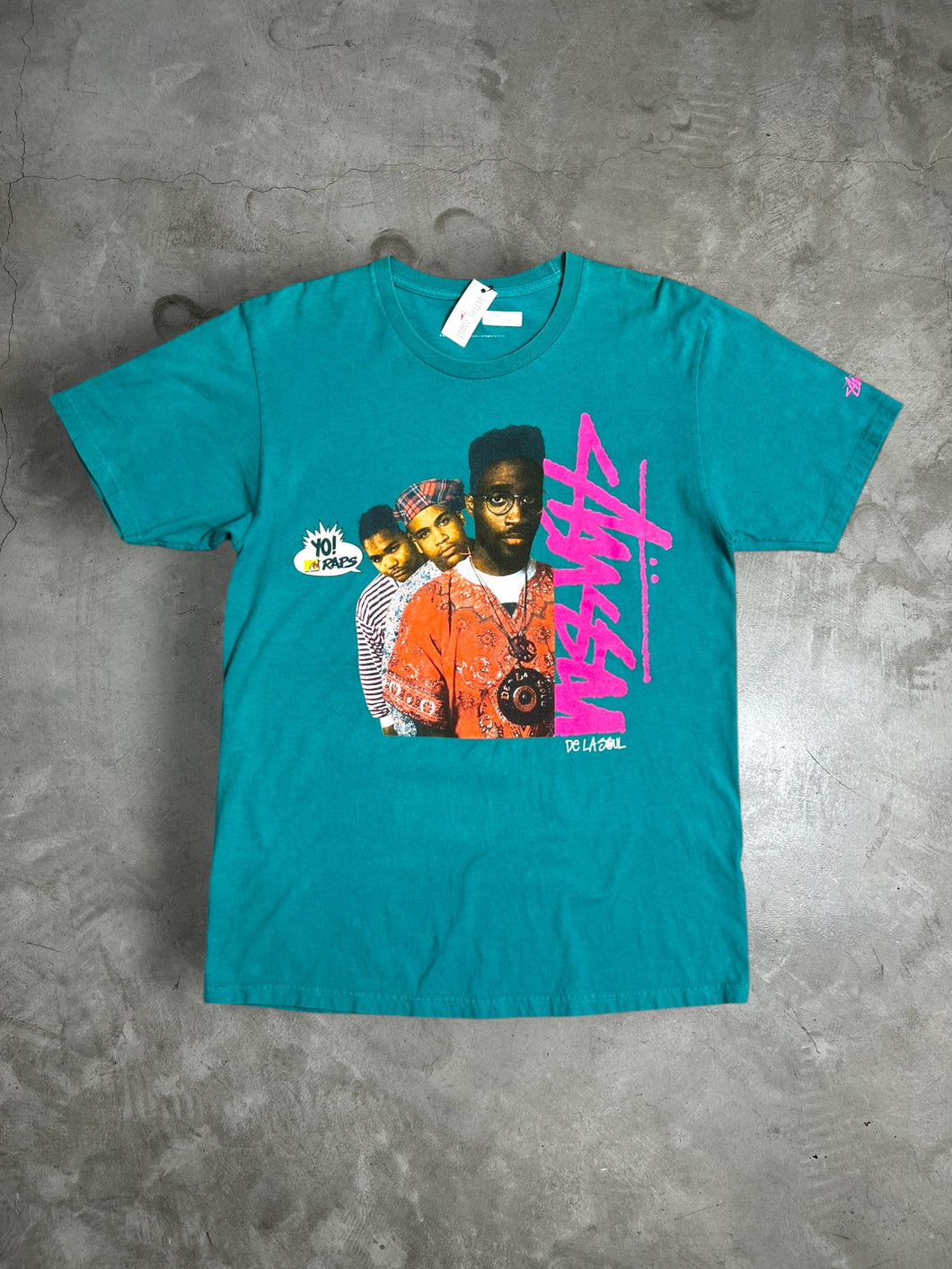 STÜSSY x MTV De La Soul Graphic Rap Tee GTME605