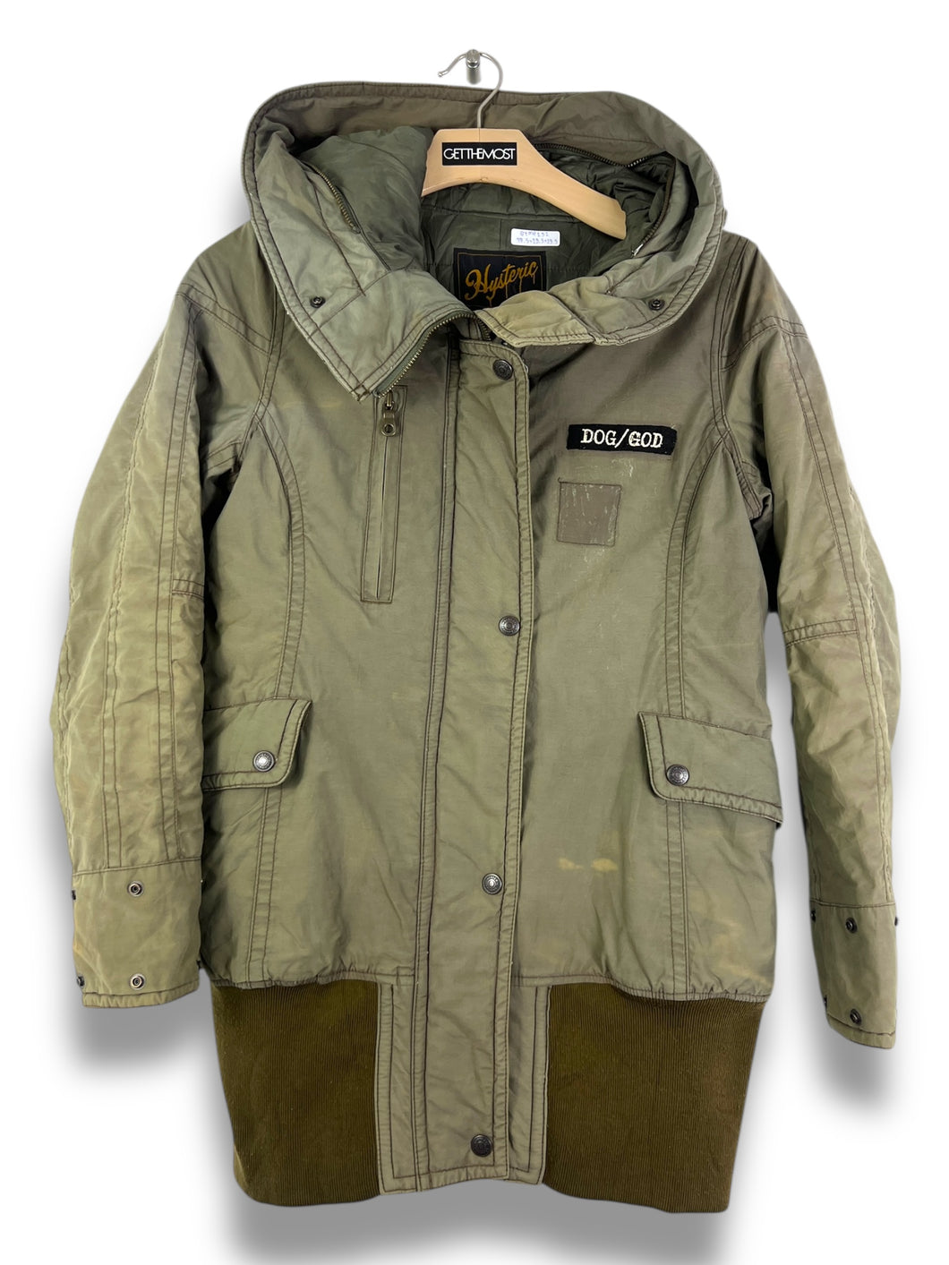 HYSTERIC GLAMOUR Tactical Primaloft Parka Jacket GTMP252