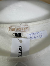 Load image into Gallery viewer, Vintage Burberry&#39;s Mini Logo Embroidery Tee (M) GTMP247
