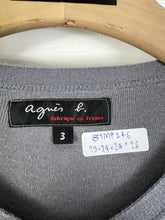 Load image into Gallery viewer, Agnès b. Gray Snapy snap Cardigan (3) GTMP246
