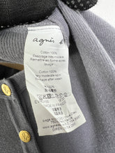 Load image into Gallery viewer, Agnès b. Gray Snapy snap Cardigan (3) GTMP246
