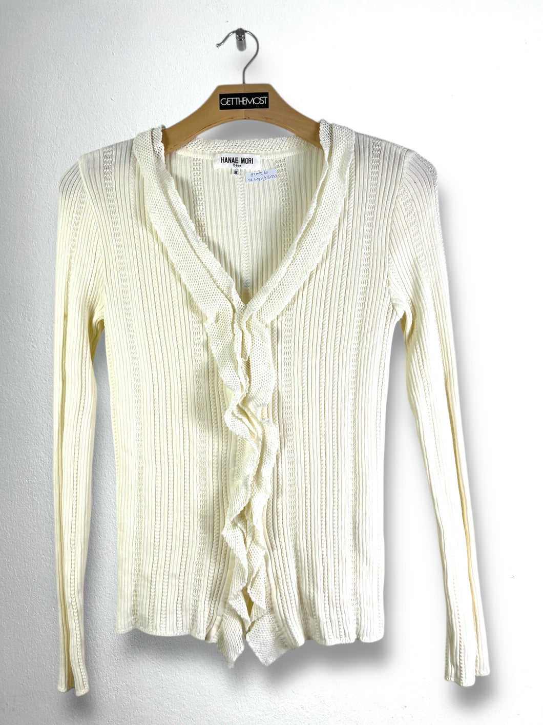 Hanae Mori Deux Knit Cardigan (M) GTMP260