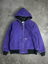 Load image into Gallery viewer, Vintage X-LARGE Canvas Down Filled Hoodie Jacket (M) JK879

