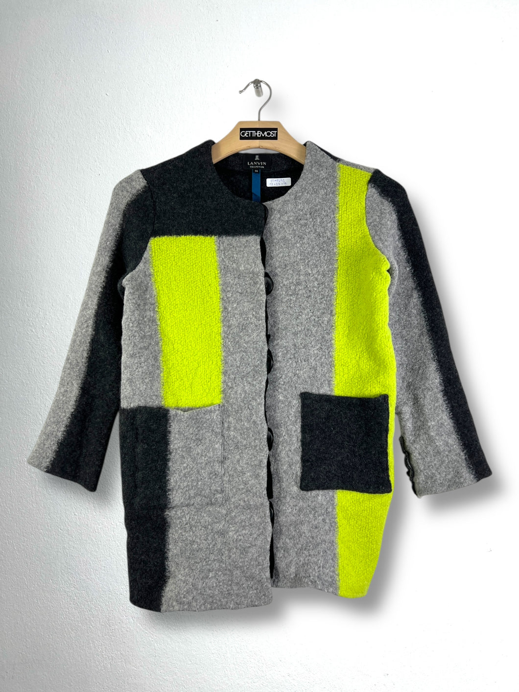 LANVIN Collection Wool Jacket (38) GTMP272