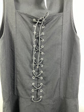 Load image into Gallery viewer, LIMI feu Yohji Yamamoto Lace Up Dress (S) GTMP264

