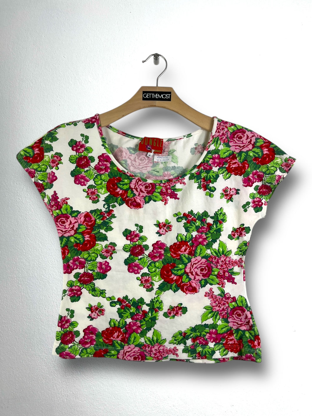 KENZO Jungle Flower Blouse (M) GTMP006