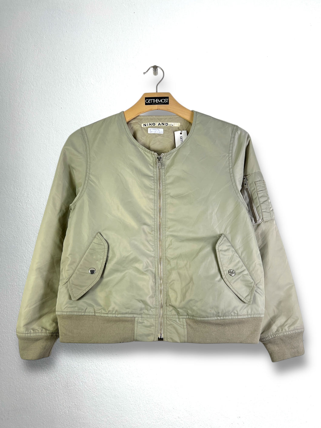 Niko and... Lined Bomber Jacket (L) GTMP276