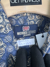 Load image into Gallery viewer, Michiko London Jeans Printed Shirt (M) GTMP025
