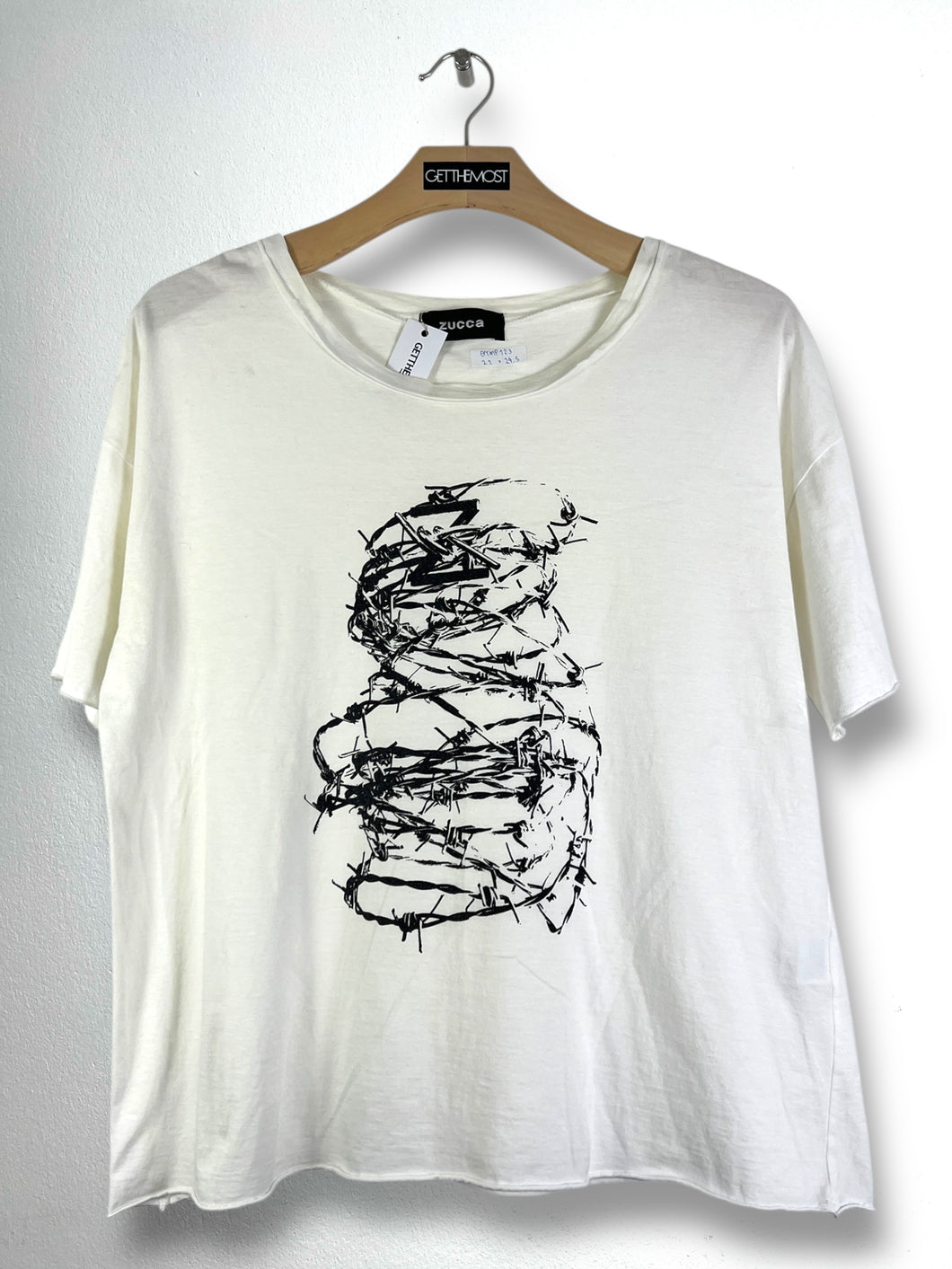 ZUCCA Y2K Distress Graphic Tee (M) GTMP123
