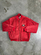 Load image into Gallery viewer, Vintage NAF NAF Suede Leather Bomber Jacket (M) JKA350
