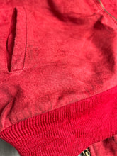 Load image into Gallery viewer, Vintage NAF NAF Suede Leather Bomber Jacket (M) JKA350
