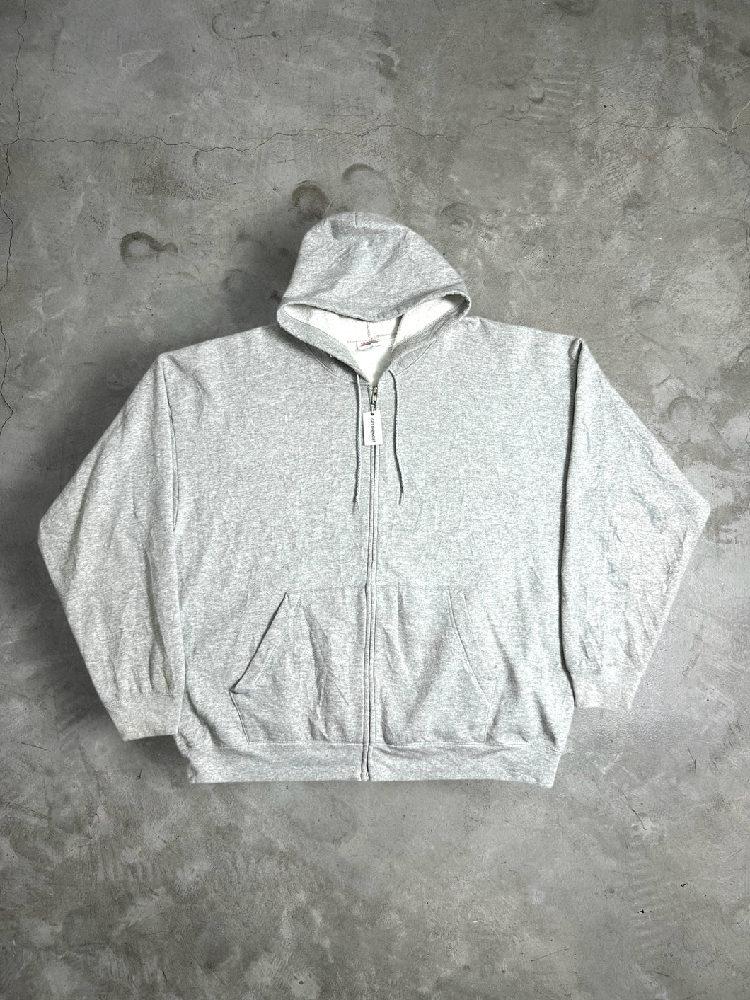 Vintage Hanes Blank Full Zip Hoodie (XXL) JKA005