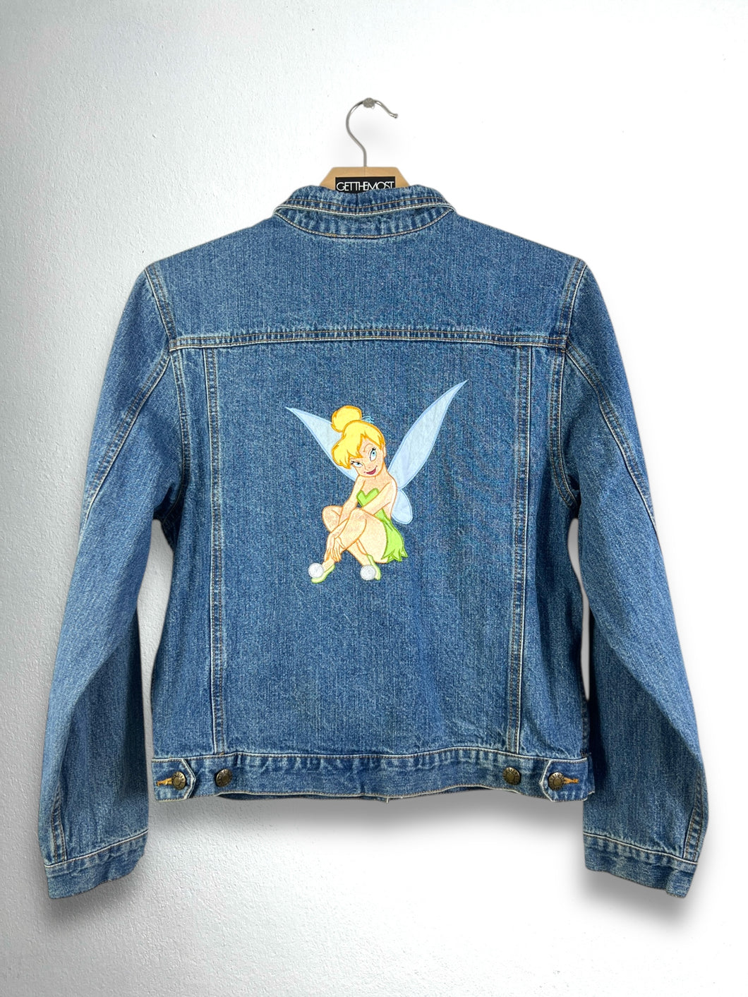 Disney Tinkerbell Embroidery Denim Jacket (M) GTMP137