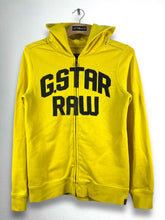 Load image into Gallery viewer, G-Star Raw Spell Out Logo Full Zip Hoodie (M) GTMP136
