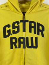 Load image into Gallery viewer, G-Star Raw Spell Out Logo Full Zip Hoodie (M) GTMP136
