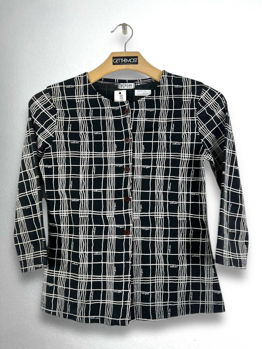 Morgan De Toi Plaid Button Up Shirt GTMP132