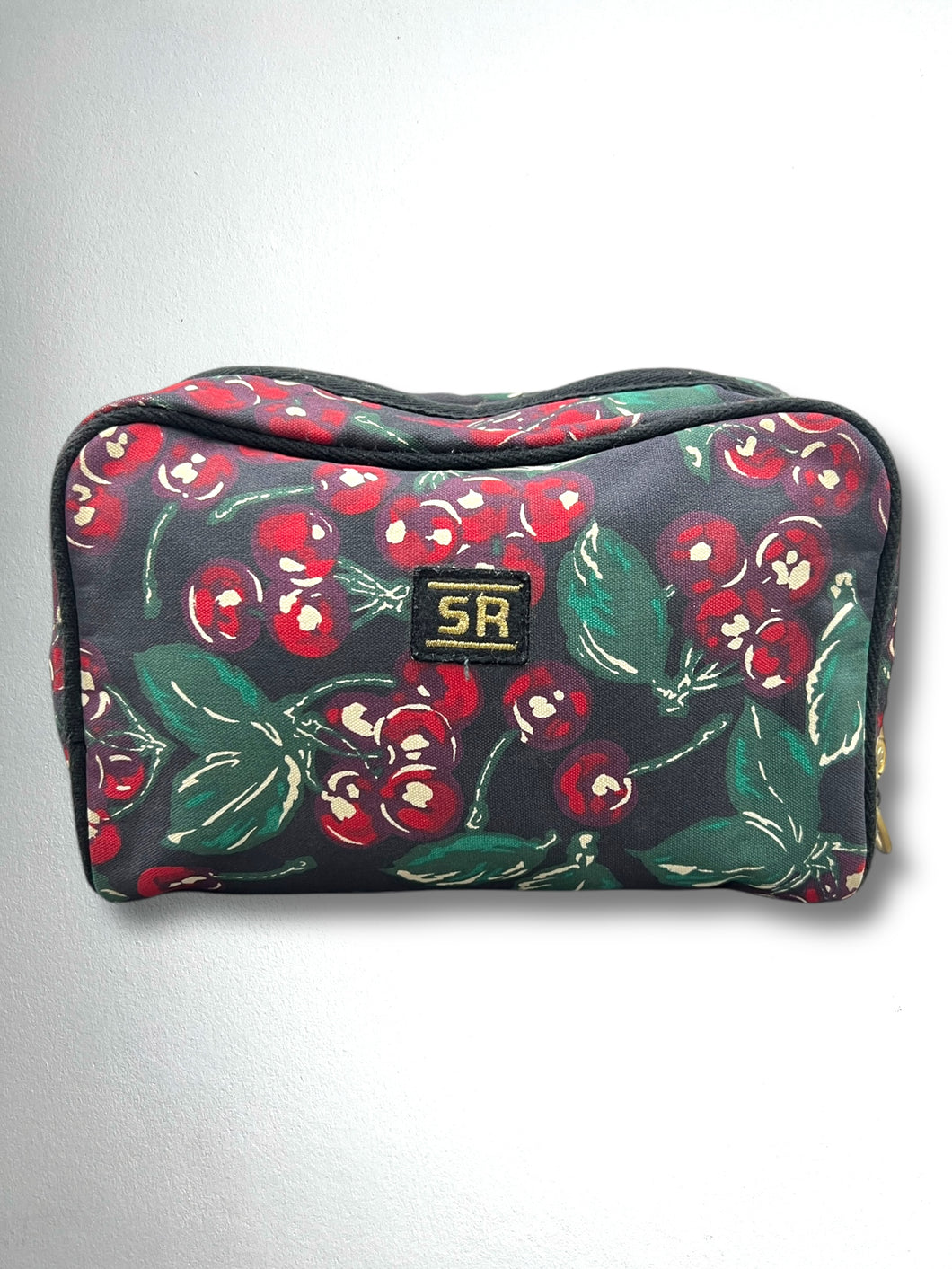 Sonia Rykiel SACS Red Cherry Printed Clutch Bag