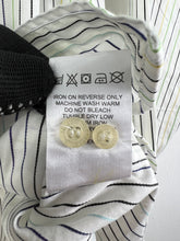 Load image into Gallery viewer, Burberry London Mini Logo Embroidery Striped Shirt (M) GTMP043
