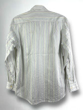 Load image into Gallery viewer, Burberry London Mini Logo Embroidery Striped Shirt (M) GTMP043
