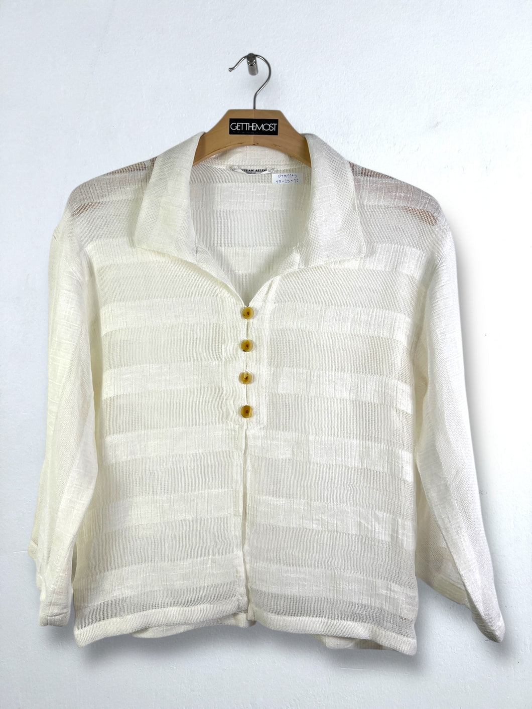 Christian Aujard Openwork Knit Shirt GTMP145