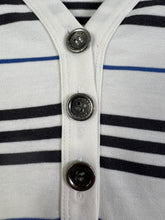 Load image into Gallery viewer, BURBERRY London Striped Henley Tee (5) GTMP142

