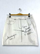 Load image into Gallery viewer, MOSCHINO Jeans Handwritten Mini Skirt GTMP138
